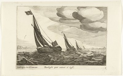 Damlooperové Damloopers groot about 16 Last / Damloopers de 16 Tonneaux (název na objektu) Hollandse scheeptypen, 1627 (název série) Různé lodě Don ton se sert dans les United Provinces / Ikony různých holandských lodí, jejichž použití je většinou v od Robert de Baudous (possibly)