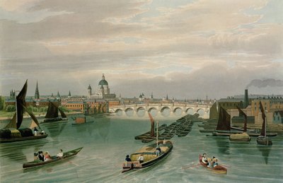 Pohled na Blackfriars Bridge a St. Paul