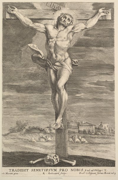 Ukřižování, 1670-90. od Robert van Audenaerde