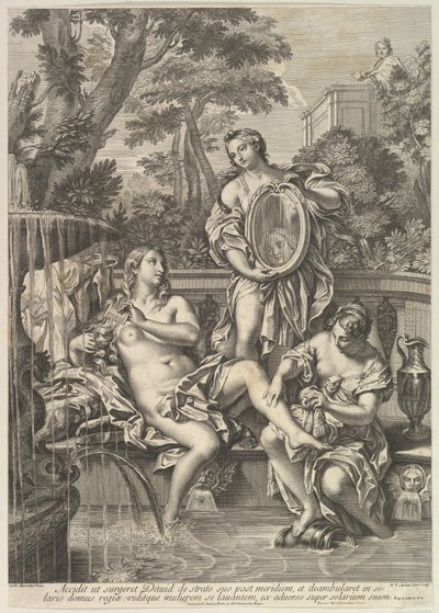 David a Batšeba, 1680-1743. od Robert van Audenaerde