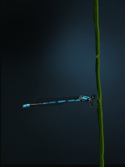 Damselfly, 2022 (digitální) od Roberta Murray