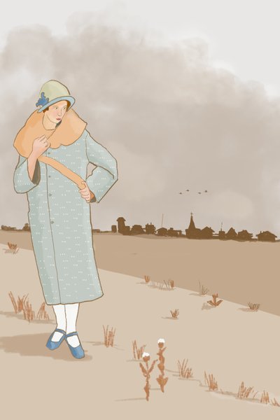 Flapper Fashion, 2022 (digitální) od Roberta Murray