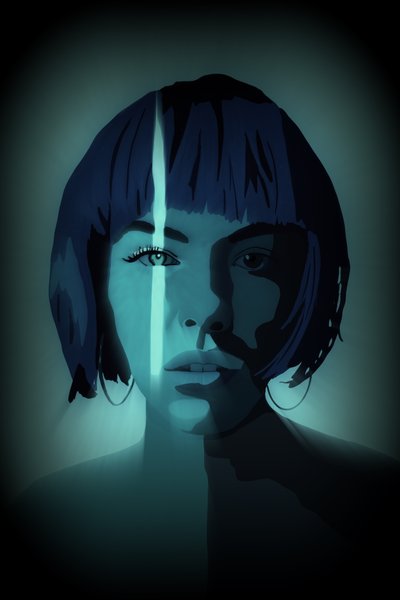 Tenká modrá linie, 2022 (digitální) od Roberta Murray
