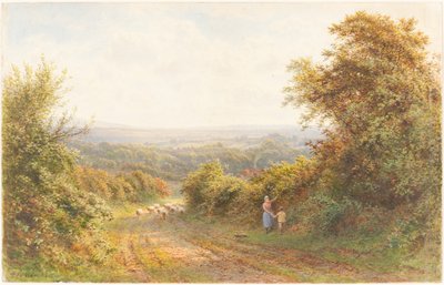 Squirrel Lane, poblíž Magham Down, Sussex od Roberto Angelo Kittermaster Marshall