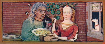 Září - nesourodý pár, 15. století, 1939. od Robinet Testard