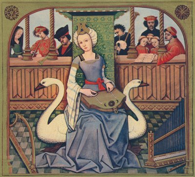 Alegorie hudby, c1496-1498, 1939 od Robinet Testard