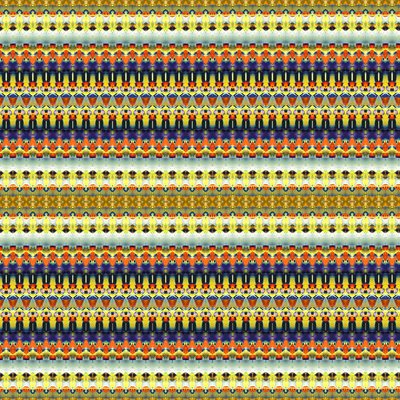 Tribal Orange Stripe od Robyn Parker