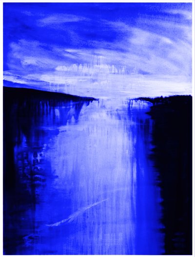 Proud řeky Deep Blue od RodMacIver