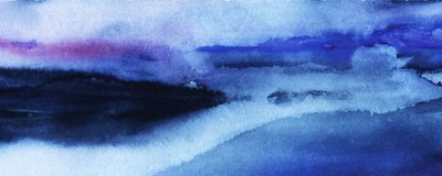 Indigo Horizon – abstrakt od RodMacIver