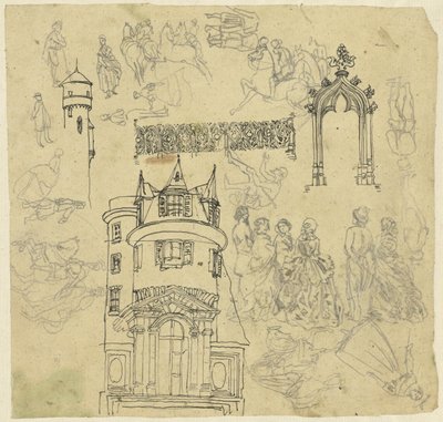 Architektura a postavy od Rodolphe Bresdin