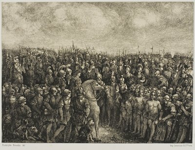 Caesar a jeho vězni od Rodolphe Bresdin