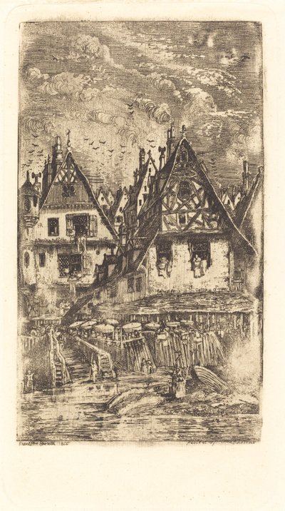 Vstup do vesnice od Rodolphe Bresdin