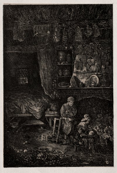 Vlámský vnitrozemí, 1856. od Rodolphe Bresdin
