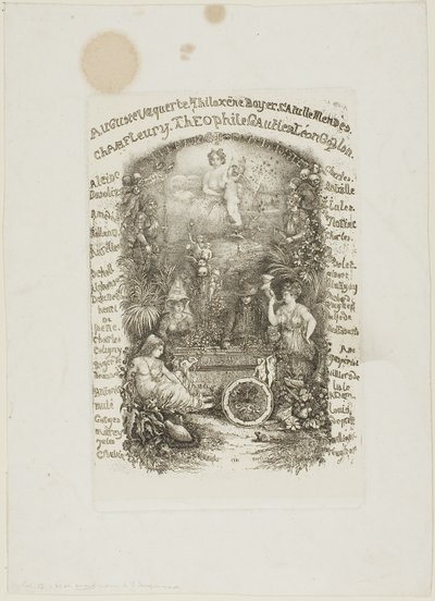 Frontispis pro Revue Fantaisiste od Rodolphe Bresdin