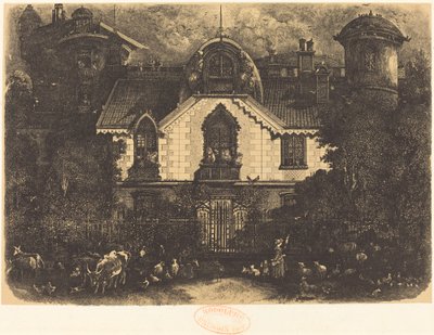 Začarovaný dům (The Haunted House) od Rodolphe Bresdin