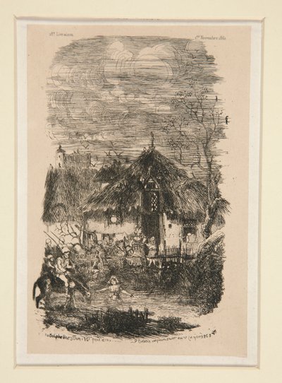 Farma Pavilion od fantasie La Revue od Rodolphe Bresdin