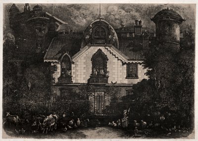 Začarovaný dům, 1871. od Rodolphe Bresdin