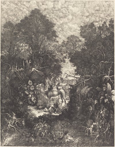 Dobrý Samaritán od Rodolphe Bresdin