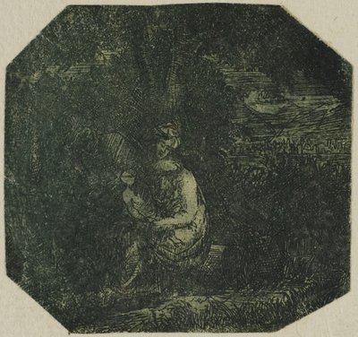 Svatá rodina od Rodolphe Bresdin