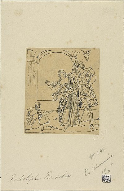 Vězeň od Rodolphe Bresdin