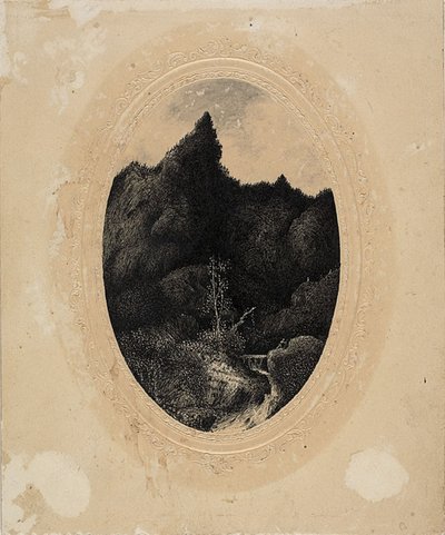 Cestovatel v horách od Rodolphe Bresdin