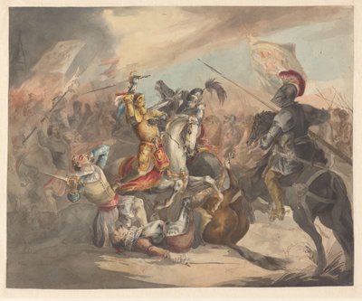 Bitva s rytíři od Roeland Christiaan Korthals
