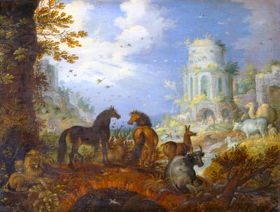Osiřelá půvabná zvířata ... od Roelandt Jacobsz. Savery