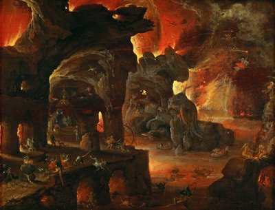 Orphee dans les Enfers - Orfeus v podsvětí - Roelant Savery (1576-1639). Olej na dřevě, cca 1612-1615. Rozměr: 27 x 35 cm. Uměleckohistorické muzeum, Vienne od Roelandt Jacobsz. Savery