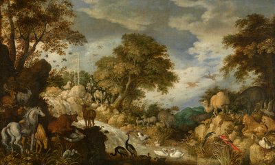 Orfeus a zvířata (olej na plátně) od Roelandt Jacobsz. Savery