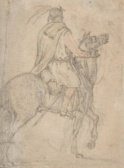 Maďarský jezdec, konec 16.-polovina 17. století. od Roelandt Savery