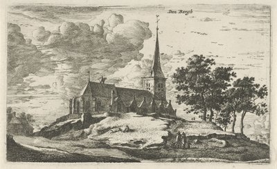 Kostel v Nederhorst den Berg Den Bergh (název na objektu) Vesnické scény v severním Nizozemsku (název série) od Roelant Roghman