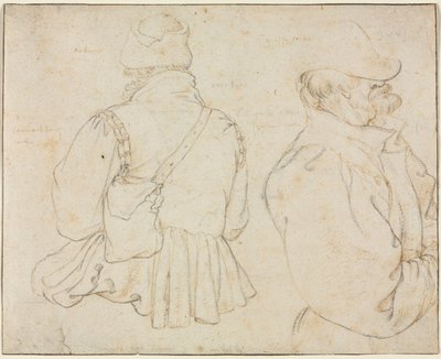 Dva čeští rolníci v poloviční délce, c. 1605-1610. od Roelant Savery