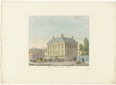 Mauritshuis te Den Haag Královské muzeum v Haagu (název na objektu) od Roelof van der Meulen
