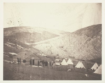 Tábor 4. dragounské gardy poblíž Karyni od Roger Fenton