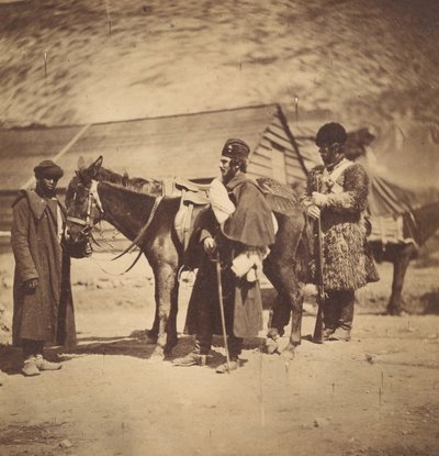 Kapitán Burnaby z Grenadier Guard, 1855. od Roger Fenton