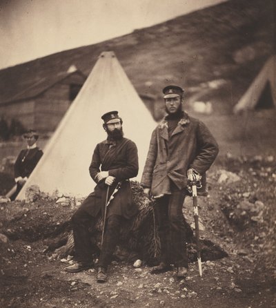 Kapitán Graham a kapitán MacLeod, 42. pluk od Roger Fenton