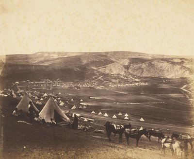 Jezdecký tábor, Balaklava od Roger Fenton