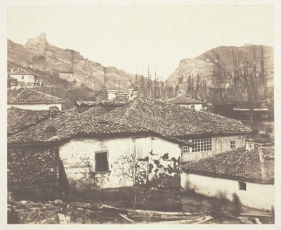 Chaty na Balaklavě od Roger Fenton