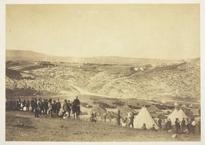 Tábor jízdního dělostřelectva od Roger Fenton
