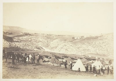Tábořiště koňského dělostřelectva, 1855. od Roger Fenton