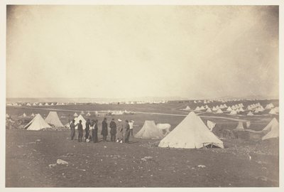 Ubikace generála Bosqueta při pohledu směrem k farmě Mackenzie od Roger Fenton
