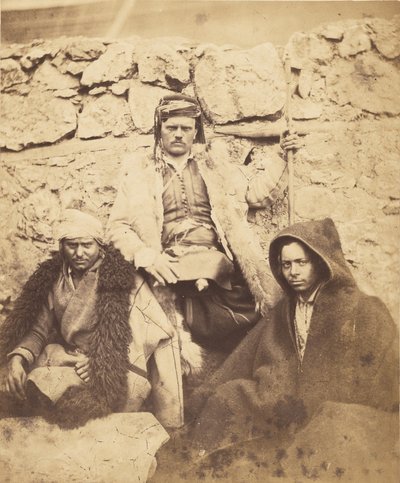 Skupina chorvatských náčelníků od Roger Fenton