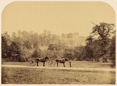 Hardwick Hall, z parku od Roger Fenton