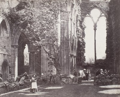 Interiér: Opatství Tintern od Roger Fenton