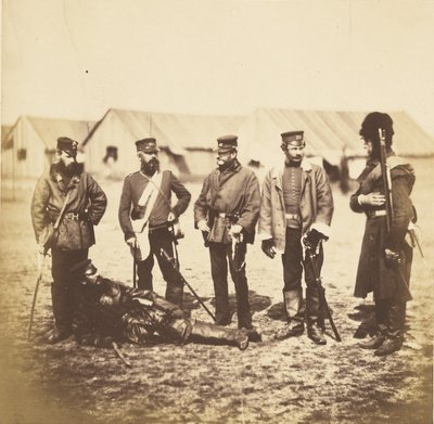 Podplukovník Munro a důstojníci 39. pluku od Roger Fenton