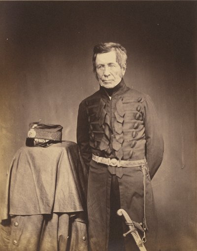 Generálporučík Sir J. Burgoyne, G.C.B. od Roger Fenton