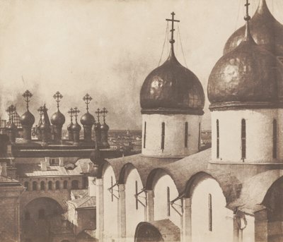 Moskva, kupole kostelů v Kremlu od Roger Fenton