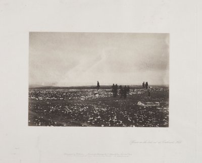 Důstojníci na vyhlídce na Cathcarts Hill, 1855. od Roger Fenton