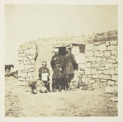 Důstojníci ve štábu generálporučíka Sira Richarda Englanda od Roger Fenton