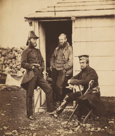 Důstojníci ve štábu generálporučíka Sira G. Browna od Roger Fenton